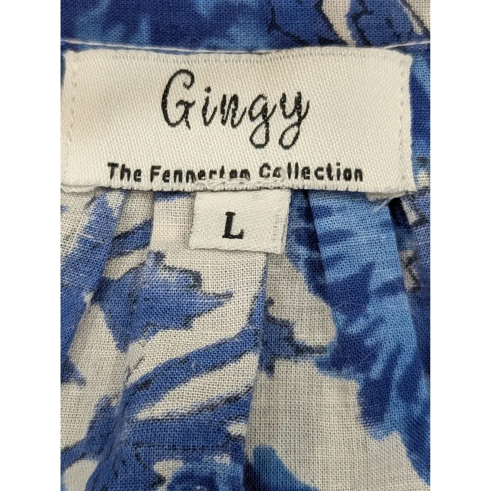 Gingy Rye Dress Blue Lagoon From The Fennerton Collection Babydoll‎ Dress Size L